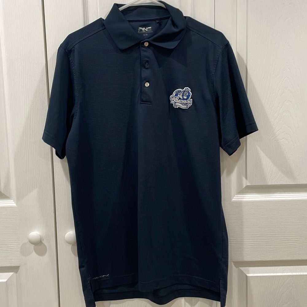 ODU (Old Dominion University) Men’s Dry-fit Polo in Dark Navy Blue